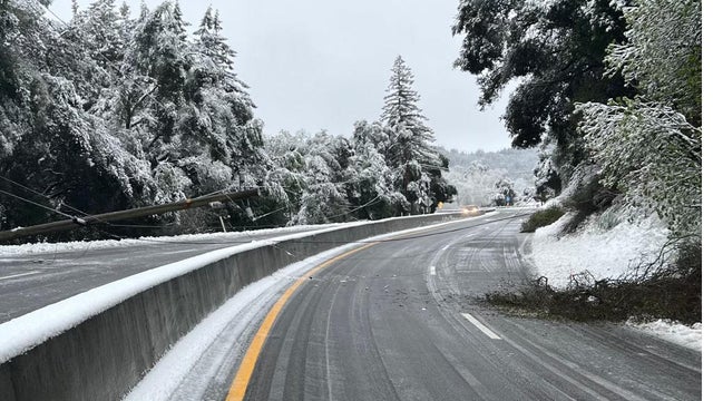 Hwy 17 snow closure 