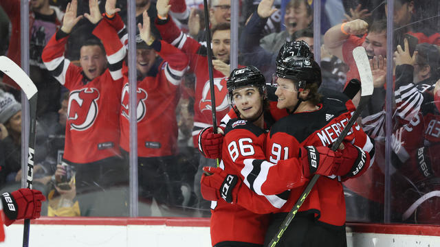 Los Angeles Kings defenseman Sean Durzi celebrates a goal with Los News  Photo - Getty Images