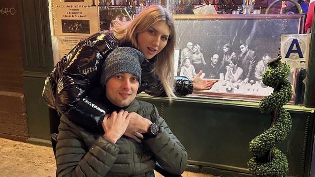 Vladyslav Orlov and his girlfriend, Ashley Matkowsky 