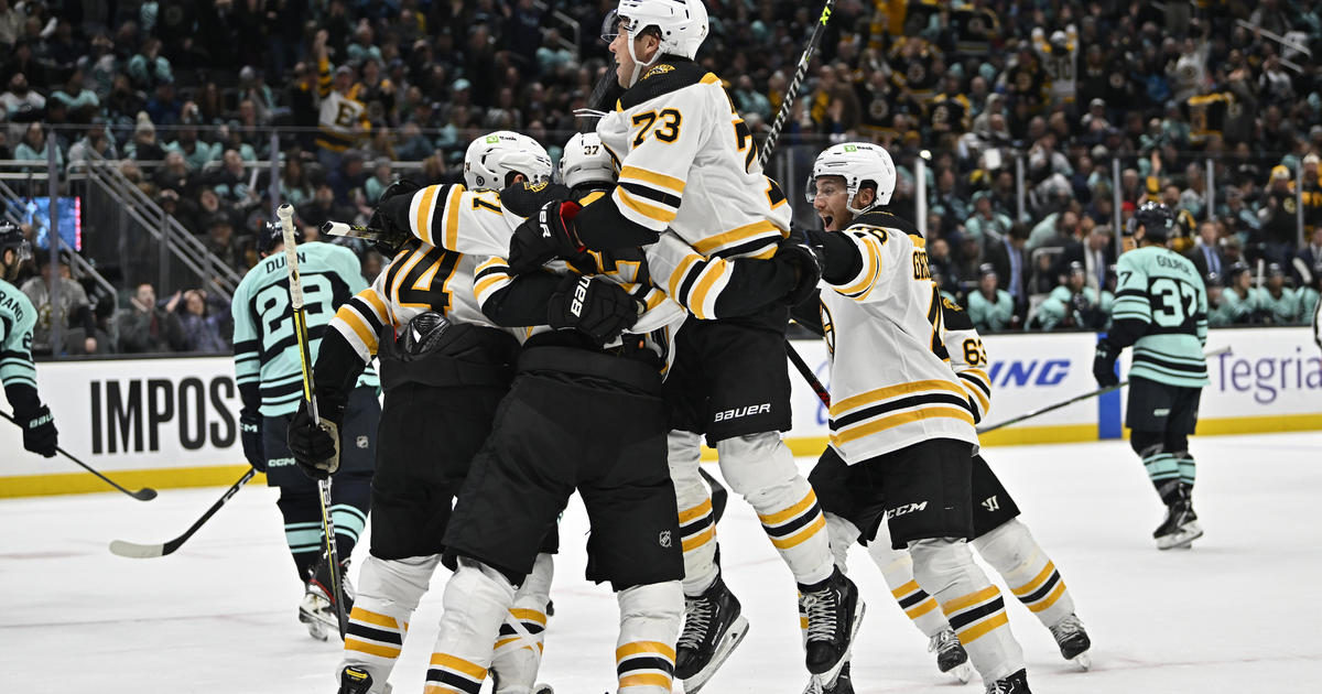 Jake DeBrusk Scores Late, Bruins Edge Kraken 6-5 - CBS Boston