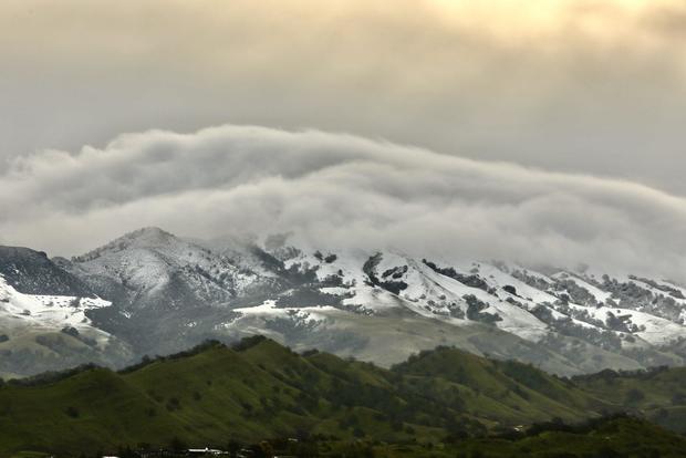 Snow on Mt. Diablo 