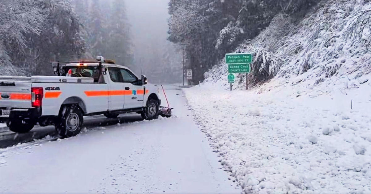 Photos Rare winter storm delivers snow across the Bay Area