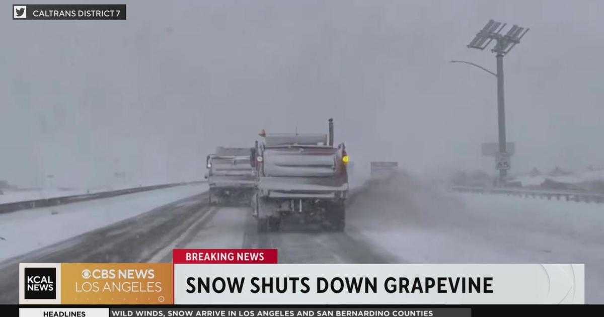 Grapevine closes again Saturday due to snowfall dangerous driving