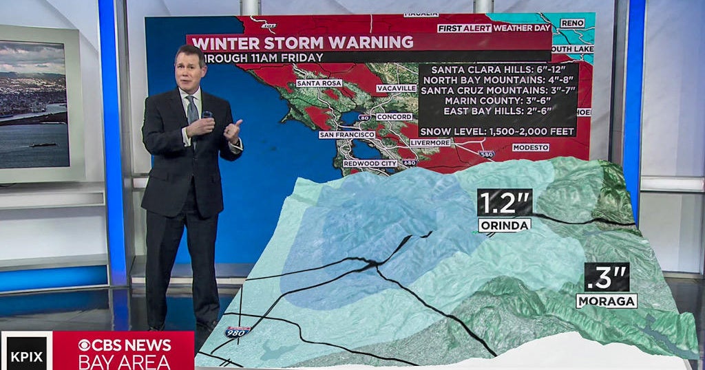 First Alert Weather Thursday Night Forecast - CBS San Francisco