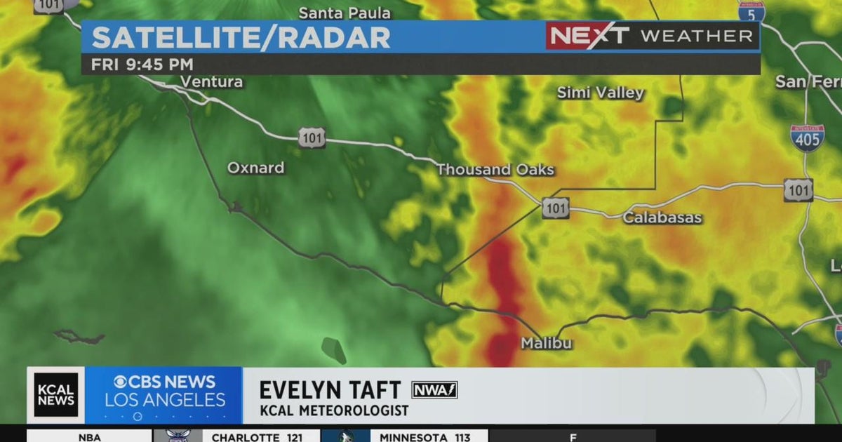 Strong storm bringing the potential of a weak tornado - CBS Los Angeles