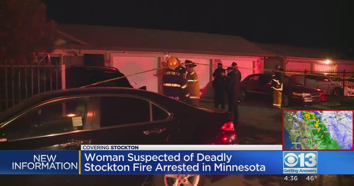Woman suspected in fatal Stockton fire arrested in Minnesota