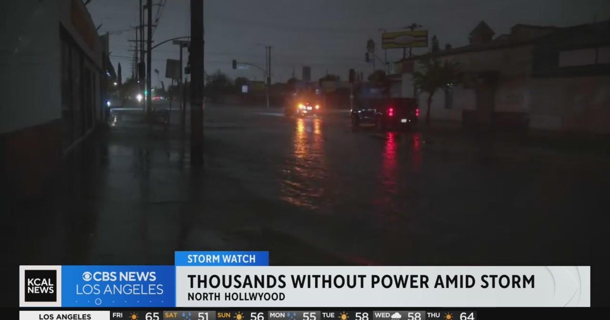 About 30,000 without power in Los Angeles - CBS Los Angeles