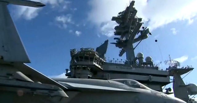 USS Nimitz in ready position as China tensions rise