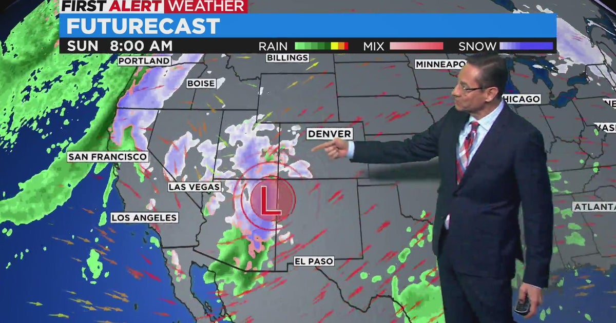 Warm, windy with a late day sprinkle - CBS Colorado