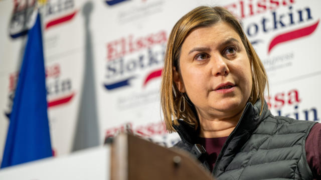 Elissa Slotkin Holds Press Conference In East Lansing One Day After Election Win 