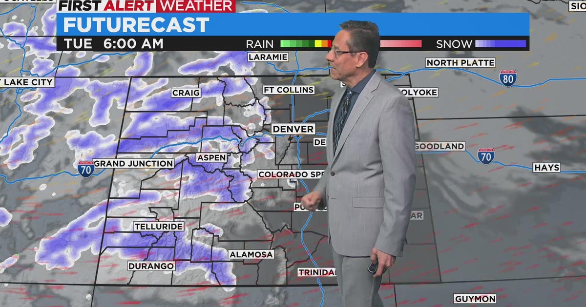 Strong winds ramping up again with more mountain snow - CBS Colorado