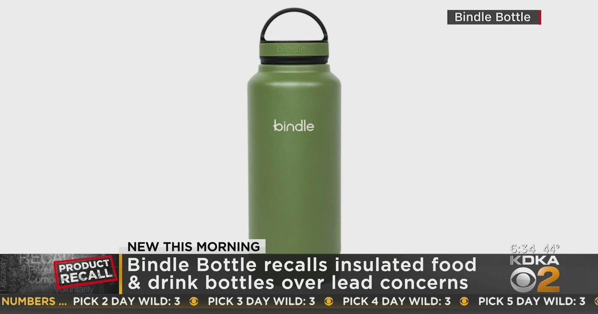 Bindle Bottle recalls insulated food and drink bottles over lead