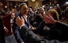 Chicago Mayor Lori Lightfoot is seen with supporters after conceding the mayoral election 