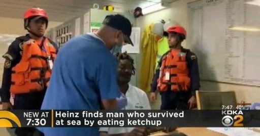 Dominican news outlet finds 'ketchup boat guy' who survived on Heinz