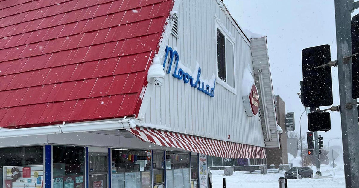 Moorhead Dairy Queen opens despite snowfall CBS Minnesota