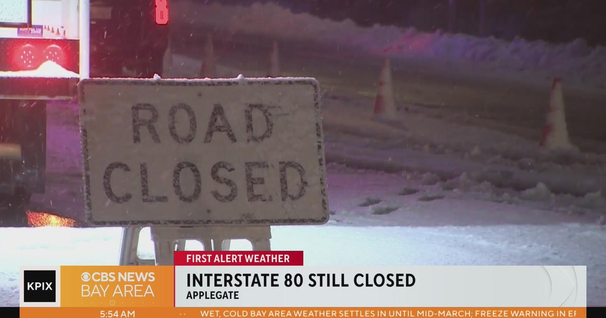 Hundreds stranded in Sierra by I80 closure due to ice and snow CBS