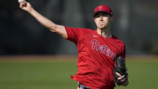 Phillies' Noah Song throws off mound, knows challenges ahead - CBS