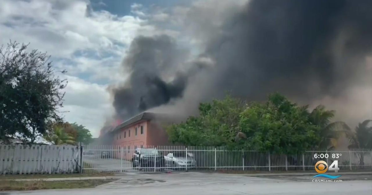 Lawsuit claims "negligence" in massive Miami Gardens condo fire - CBS Miami