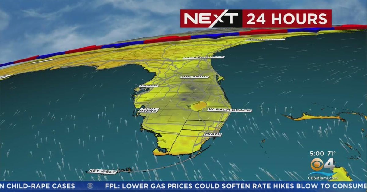 Temperature: Scorching, dry disorders carry on in South Florida
