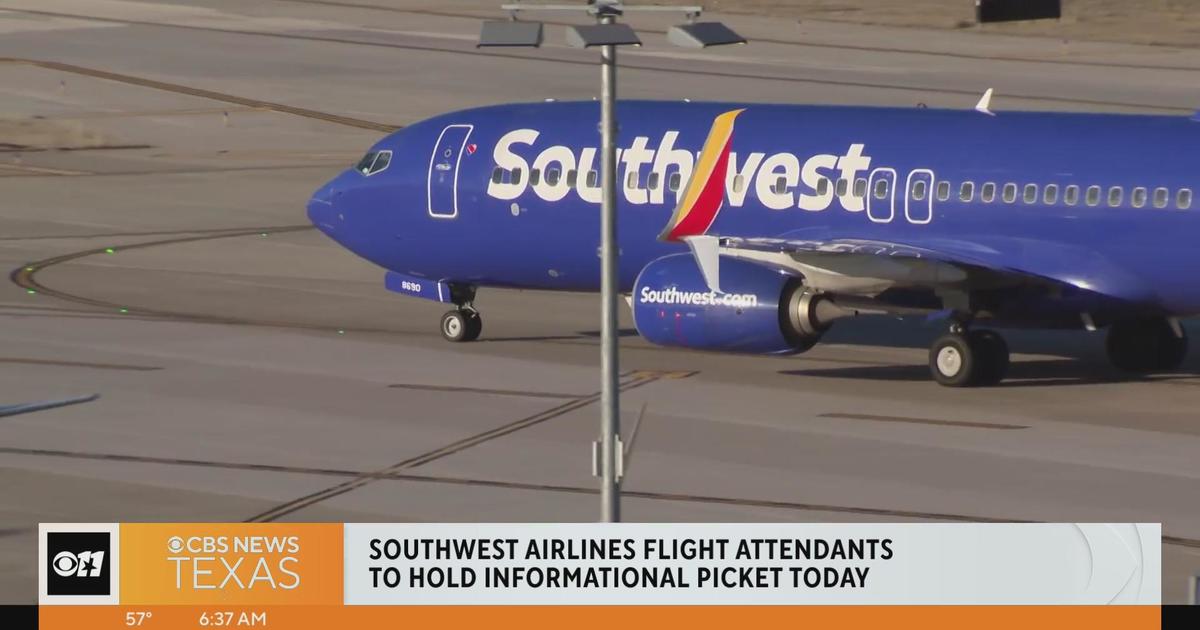 Southwest Airlines flight attendants to hold informational picket