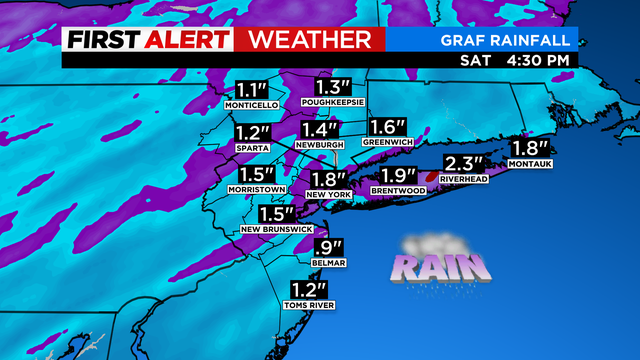 NYC March 3 forecast 