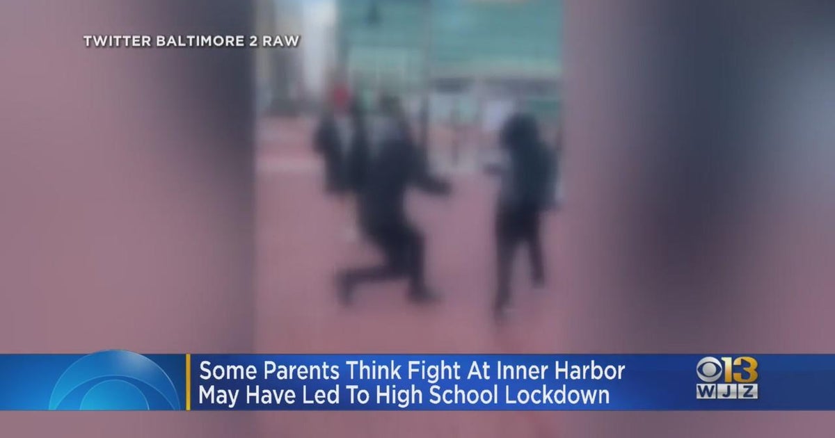 Parents say a threat at a Baltimore high school stemmed from a fight at