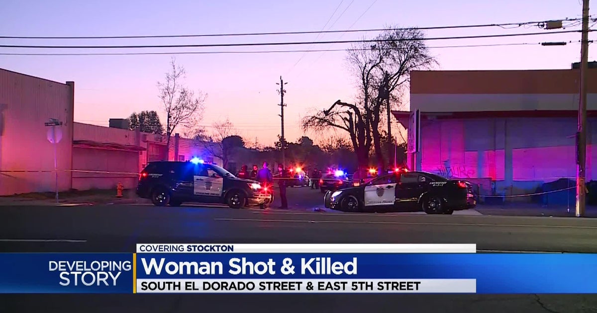 Homicide investigation underway in Stockton after woman, 55, found shot in van