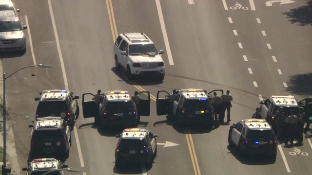 Police car rooftop strobe lights 