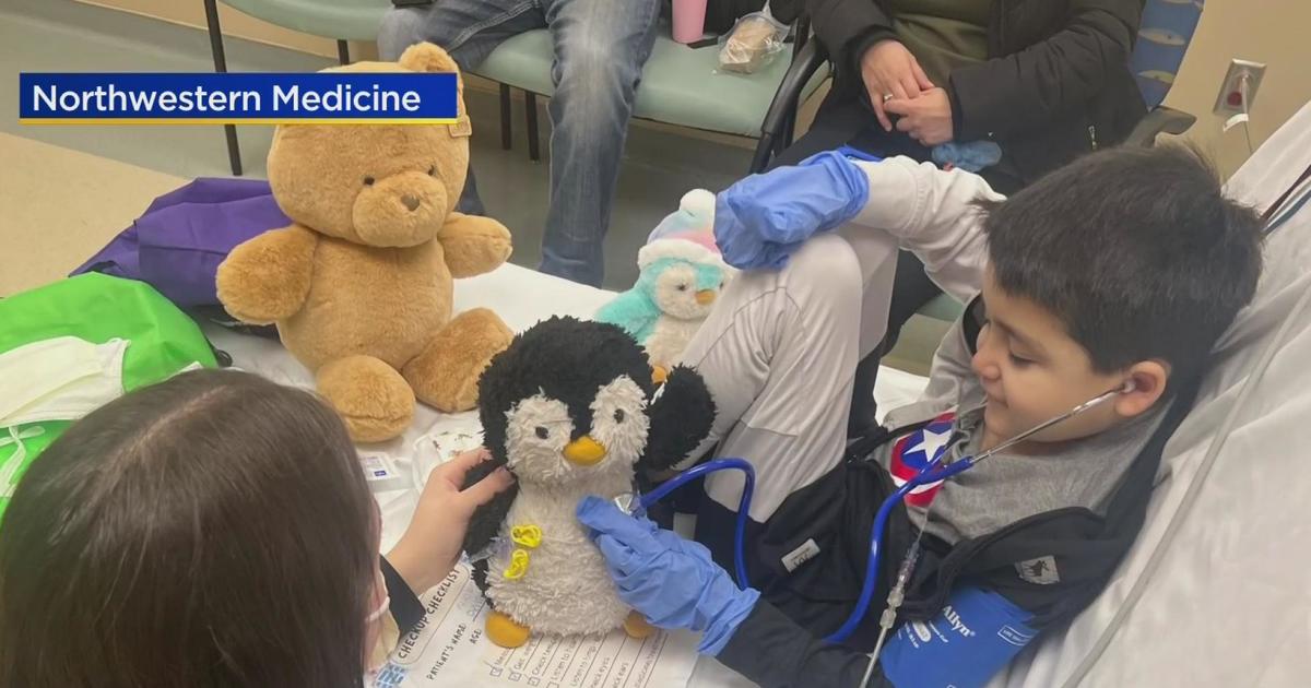 Patients become doctors at Central DuPage Hospital’s Teddy Bear Clinic