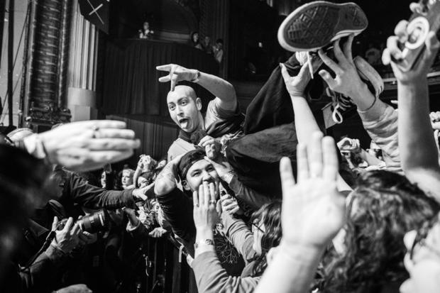 Turnstile performs at the Warfield 