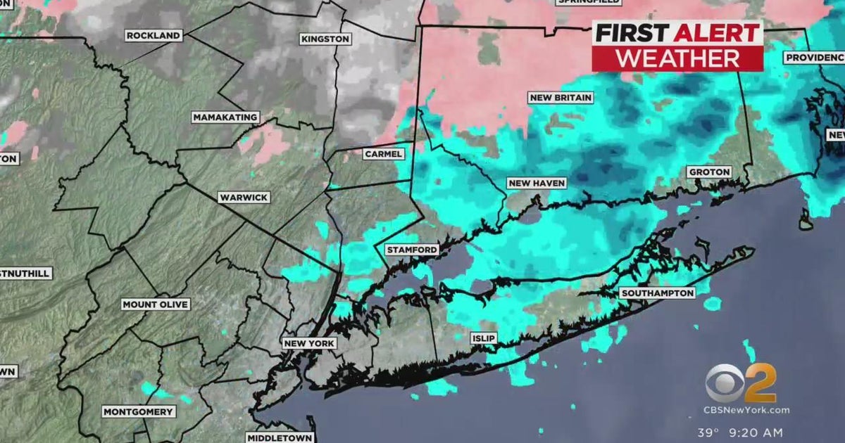 First Alert Weather: CBS2's 3/4 Saturday morning update - CBS New York