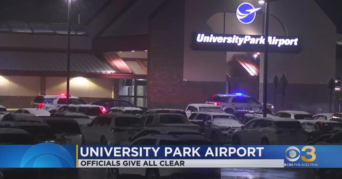 Officials given all clear after University Park Airport incident CBS