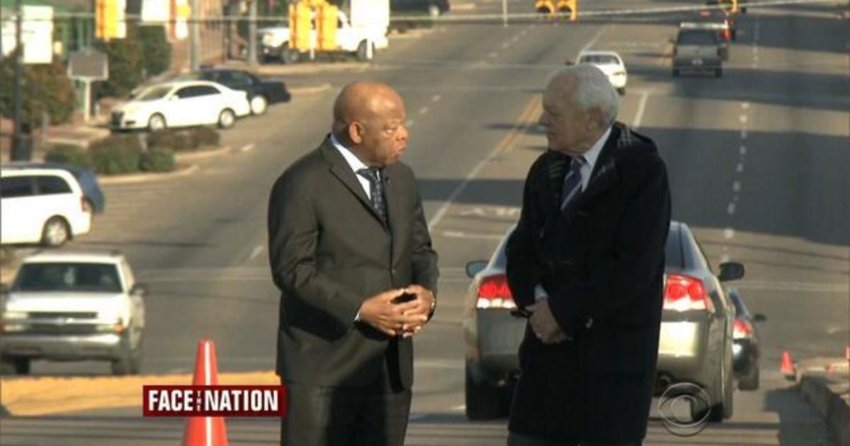 Flashback: Bob Schieffer visits Selma with John Lewis