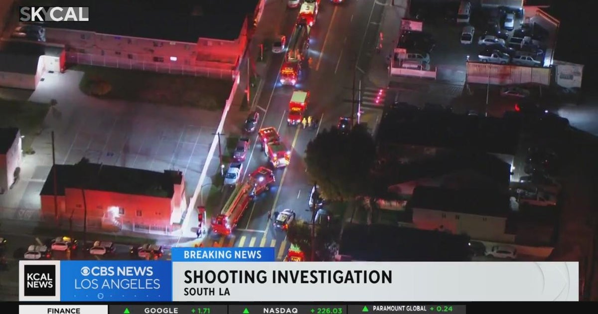 3 teenagers hospitalized after shooting in South Los Angeles - CBS Los ...