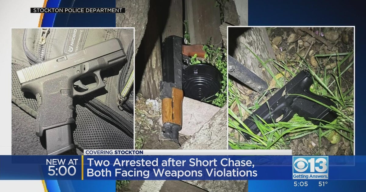 2 arrested after chase in Stockton - CBS Sacramento