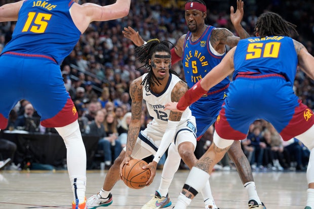 Grizzlies Nuggets Basketball 