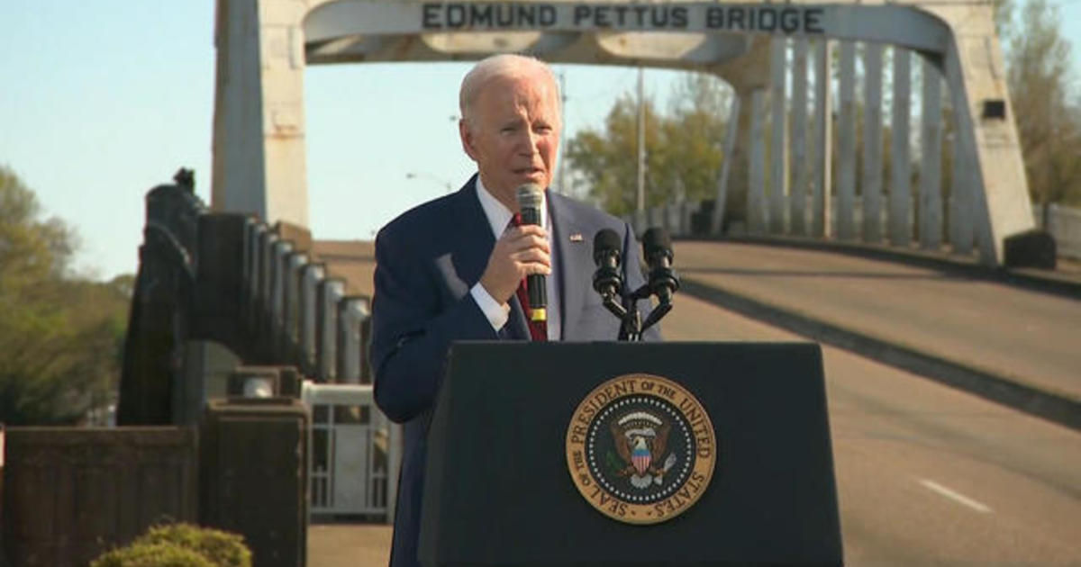 In Selma, Biden puts spotlight back on