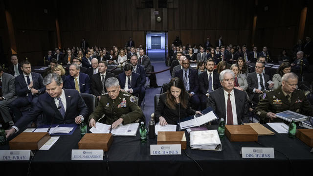 Senate Intelligence Committee Hears Testimony On Worldwide Threats To The U.S. 