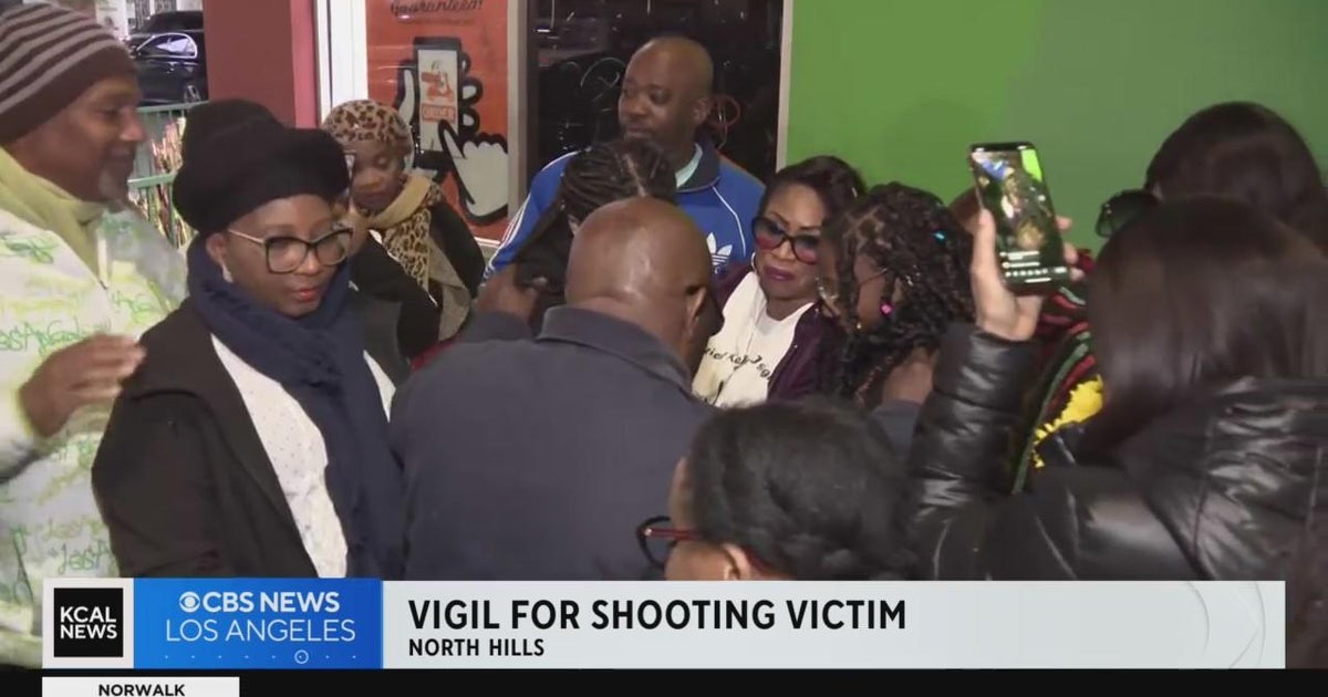 Loved ones mourn 20-year-old shot outside North Hills club - CBS Los ...