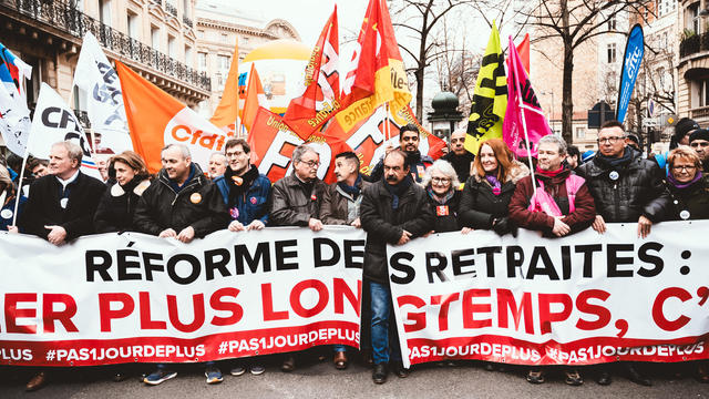 Sixth Day Of Mobilisation Against The Pension Reform In Paris 