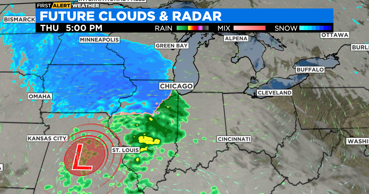 Chicago First Alert Weather: Clouds, rain and snow - CBS Chicago