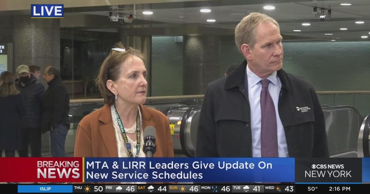 MTA, LIRR officials give update on service changes CBS New York