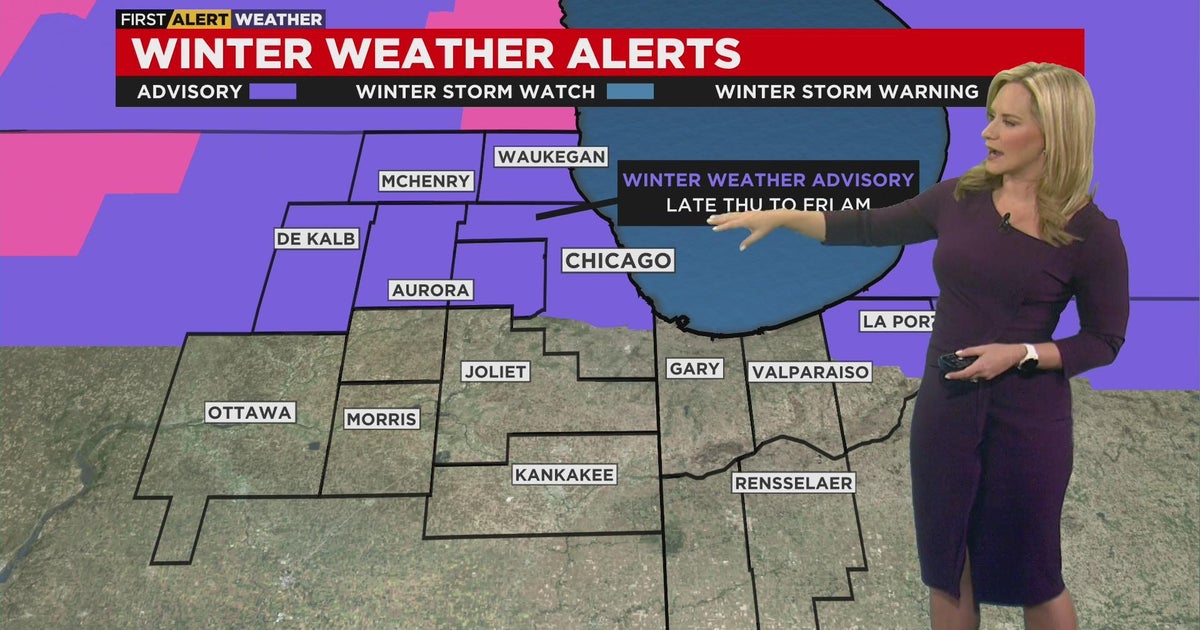 Chicago Weather Alert: Winter weather advisory - CBS Chicago