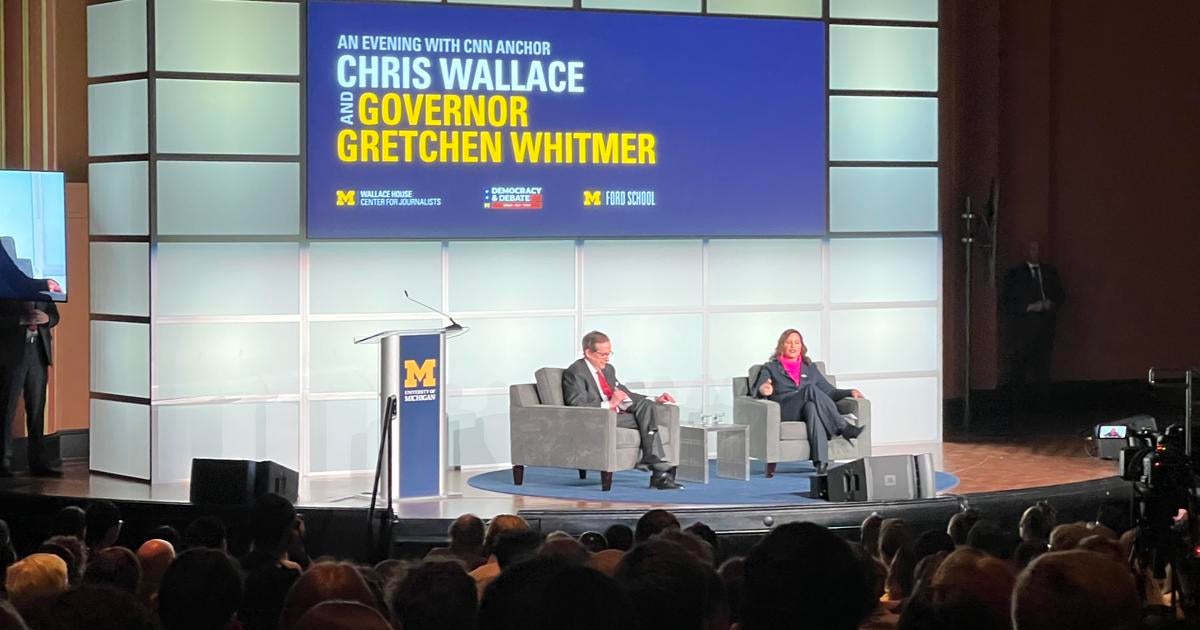 Gov. Whitmer joins CNN anchor Chris Wallace for talk at University of Michigan