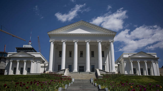 Protesters Demonstrate Outside The Virginia Capitol For Government To Ease Stay-At-Home Orders And Open Businesses Up 