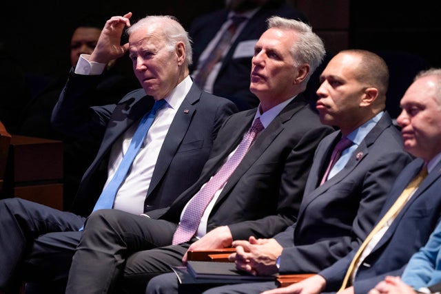 Biden, McCarthy, and Jeffries 