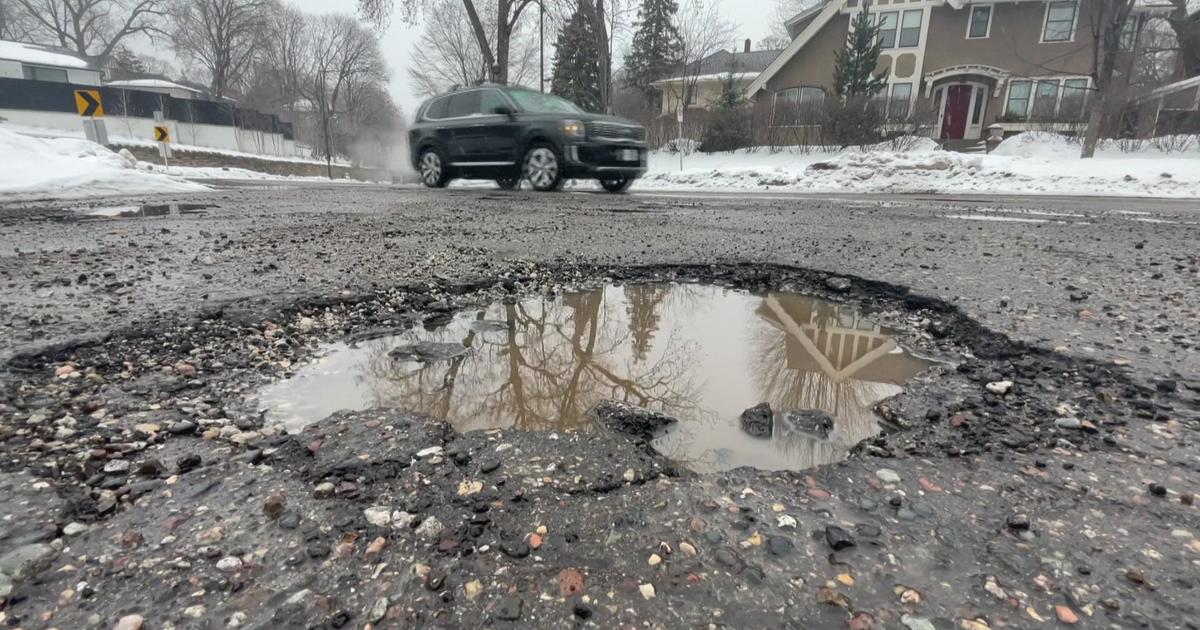 Minnesota’s potholes are the worst in the nation, study shows