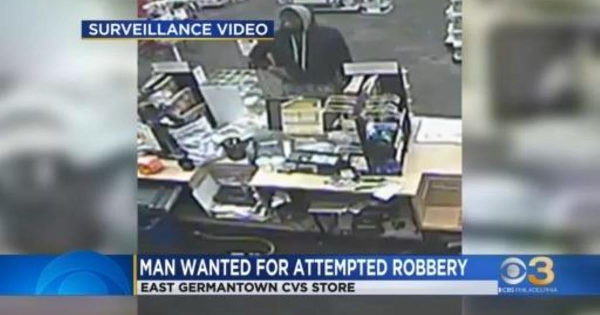 Man Wanted For Attempted Robbery In CVS Store In Germantown - CBS ...