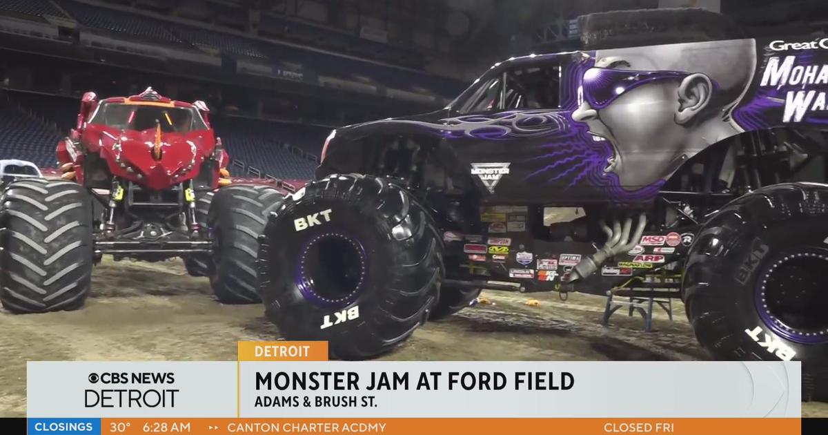 Monster Jam is running engines at Ford Field this weekend