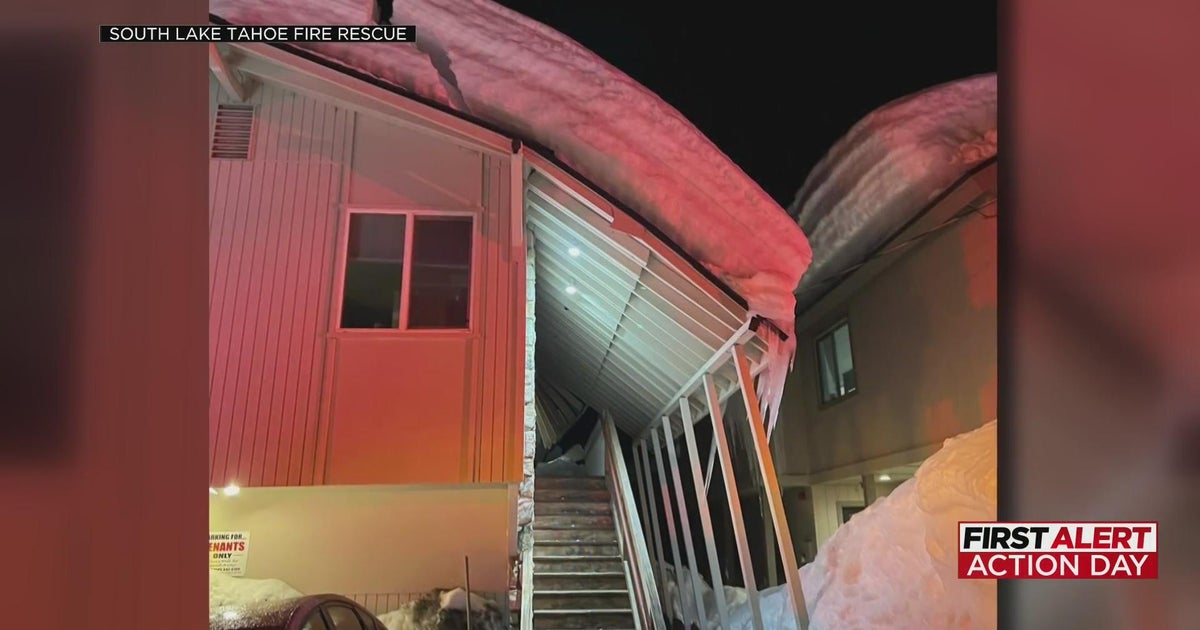 Covered walkway at South Lake Tahoe apartment partially collapses under weight of snow